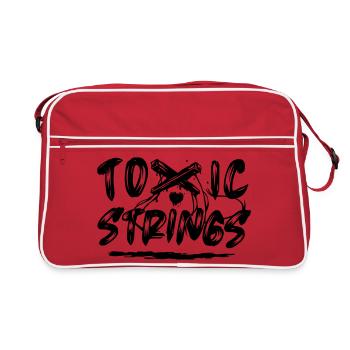 Toxic Strings - Retro Bag - red/white - Front