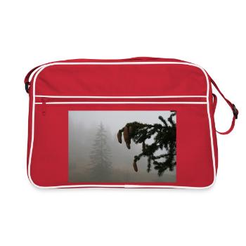 Magie du cône de la forêt nuageuse / Feldberg - Sac Retro - rouge/blanc - Devant
