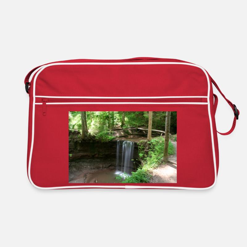 HÖRSCHBACH WATERFALL NEAR MURRHARDT Retro Bag