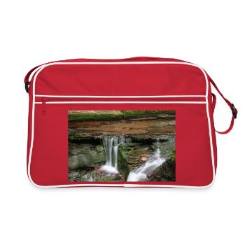 MONBACH DANS LE NORD DE LA FORÊT-NOIRE - Sac Retro - rouge/blanc - Devant