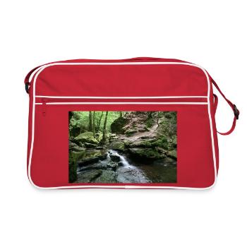 MONBACH DANS LE NORD DE LA FORÊT-NOIRE - Sac Retro - rouge/blanc - Devant
