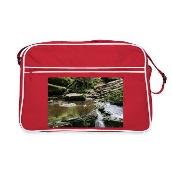 MONBACH DANS LE NORD DE LA FORÊT-NOIRE - Sac Retro - rouge/blanc - Devant