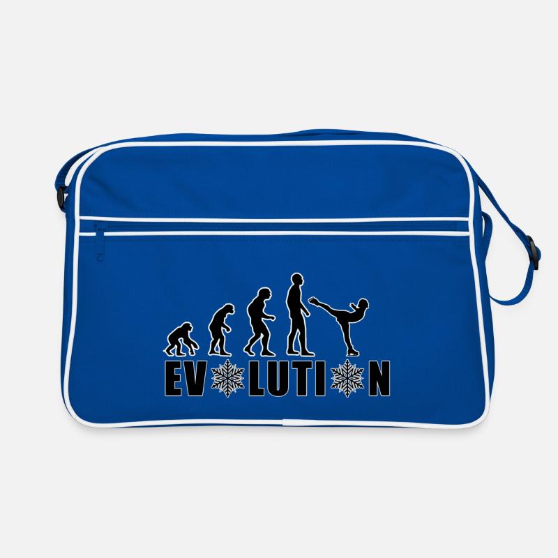 EVOLUTION EISKUNSTLAUF WINTER SCHNEE Retro Tasche