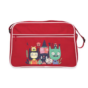 Evening - Retro Bag - red/white - Front