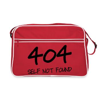 404 self not found - Retro Bag - red/white - Front