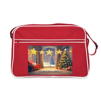Christmas Eve - Retro Bag - red/white - Front