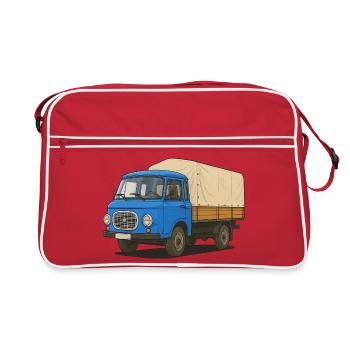 Ost-Pritsche - Retro Tasche - Rot/Weiß - Vorne