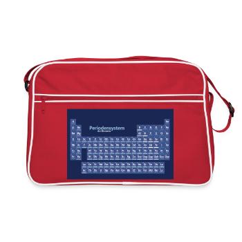 Posters Periodic Table of Elements - Retro Bag - red/white - Front