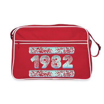 Year 1982 - Retro Bag - red/white - Front