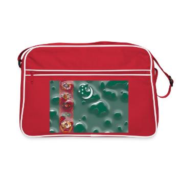 Turkménistan en tant que Turkménistan - Sac Retro - rouge/blanc - Devant