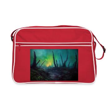 Dark fantasy illustration - Sac Retro - rouge/blanc - Devant