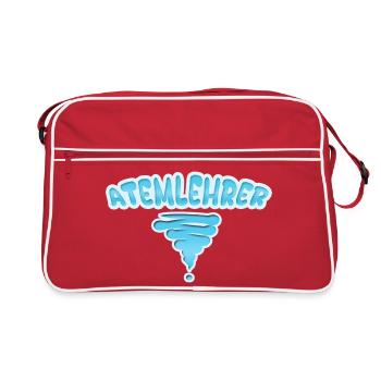 Profession Breathing Instructor - Retro Bag - red/white - Front