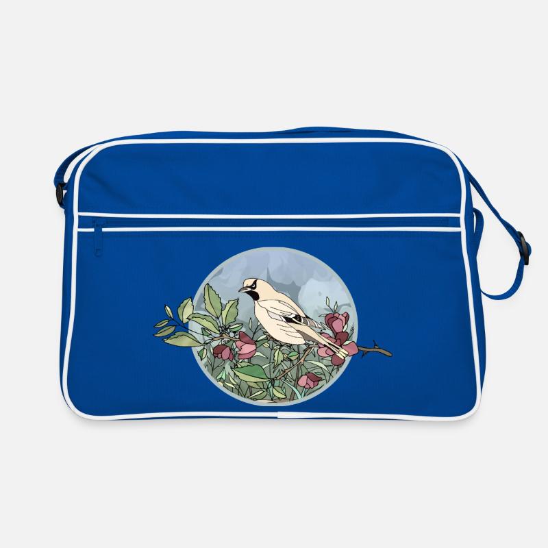 Bunter Vogel Retro Tasche