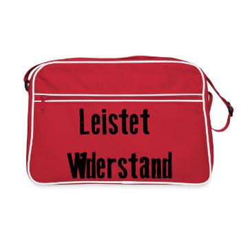 Leistet_wiederstand - Retro Bag - red/white - Front