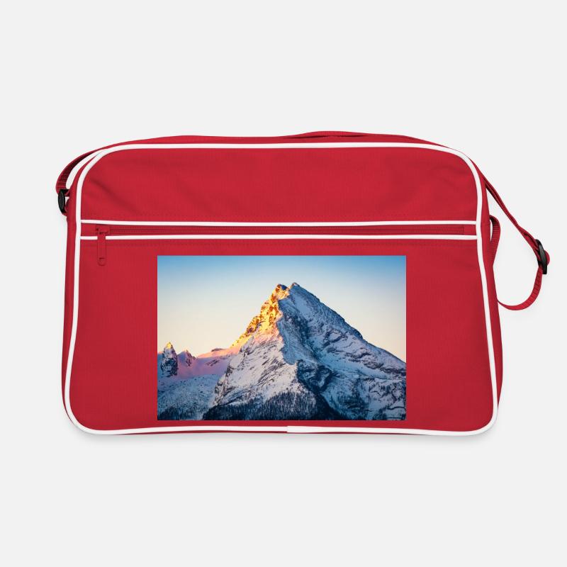 Watzmann at sunrise Retro Bag