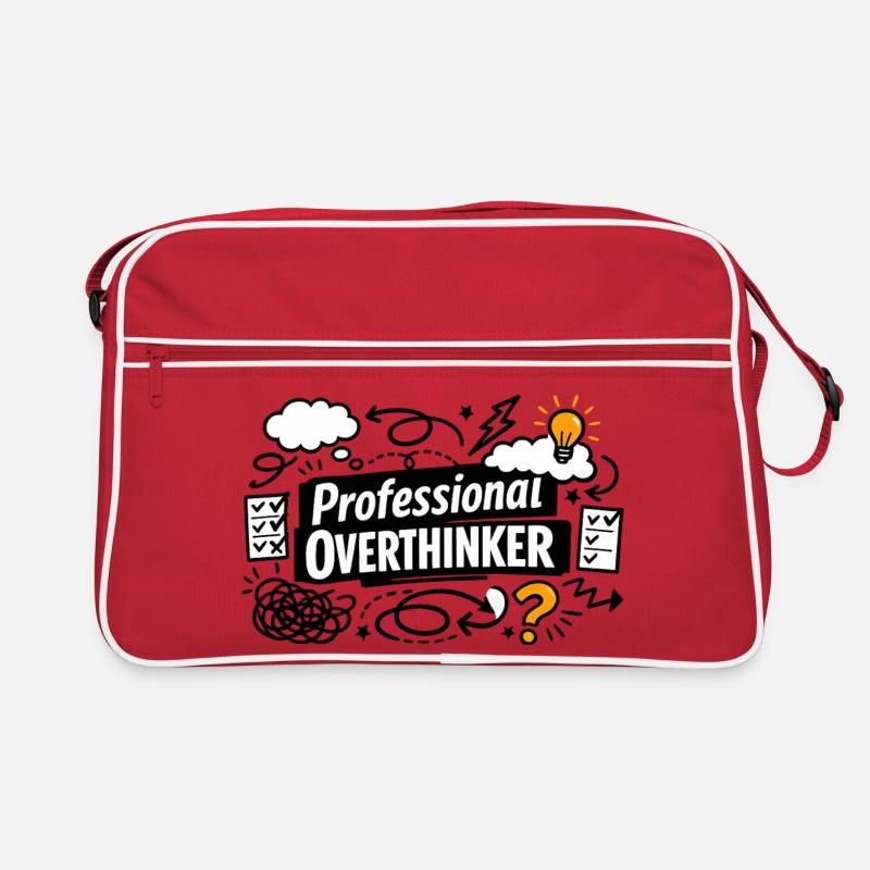 professional overthinker Retro Bag