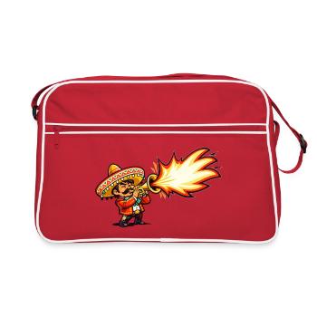 Mariachi Firestorm - Retro Bag - red/white - Front