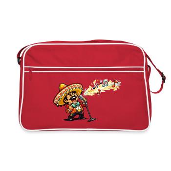 Viva Mariachi Assistant de scène - Sac Retro - rouge/blanc - Devant