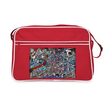 Entrelacés - Sac Retro - rouge/blanc - Devant