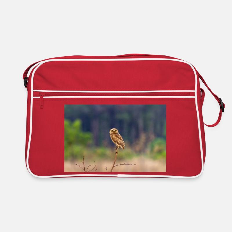 Eule die Eule Retro Tasche