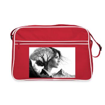 Proche de la nature - Sac Retro - rouge/blanc - Devant