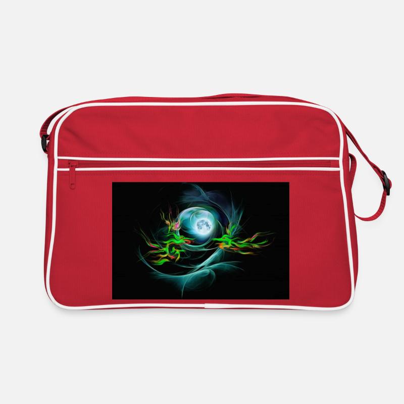 Danse du Dragon au clair de lune : Tourbillon au néon dans l’espace Sac Retro
