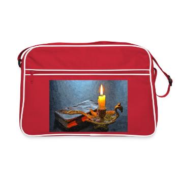Candlelit Antiquarian Aura - Retro Bag - red/white - Front