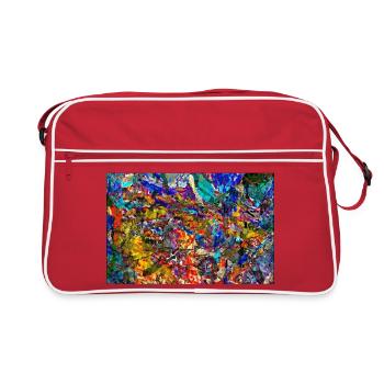 Ysprakaggy - Sac Retro - rouge/blanc - Devant