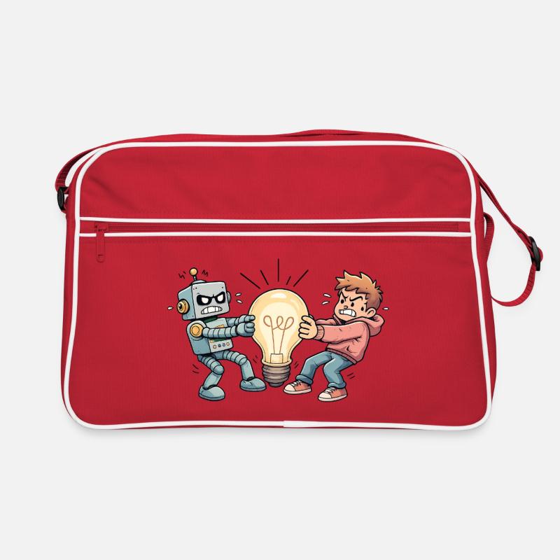 WhosIdea - Sac Retro - rouge/blanc