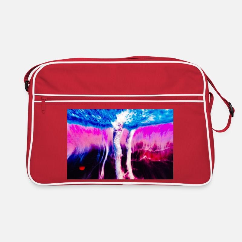 Neon Rift Psychedelic Retro Tasche