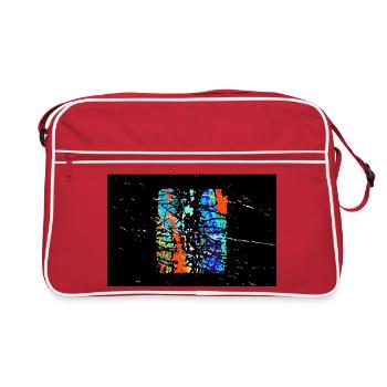 Traces de vie - Sac Retro - rouge/blanc - Devant