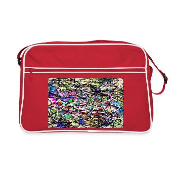 Construction - Sac Retro - rouge/blanc - Devant