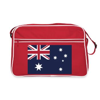 Montrez vos couleurs - Australie - Sac Retro - rouge/blanc - Devant
