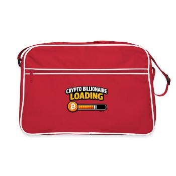 Chargement du milliardaire crypto - Sac Retro - rouge/blanc - Devant