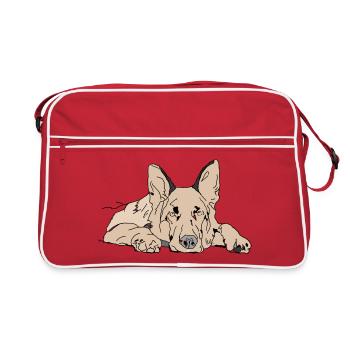 Sheepdog - Retro Bag - red/white - Front