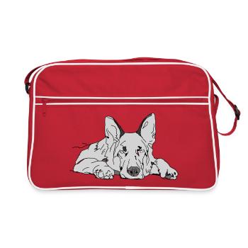 Sheepdog - Retro Bag - red/white - Front