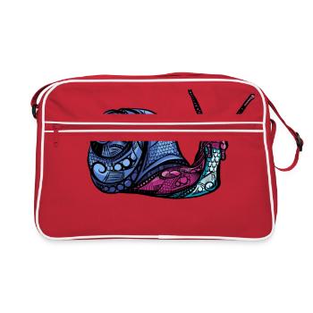 Snail - Retro Bag - red/white - Front