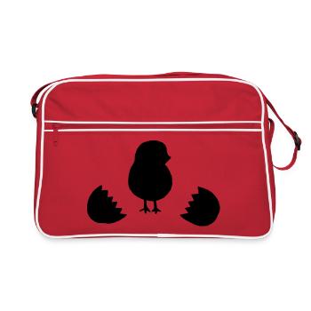 Œuf de poussin - Sac Retro - rouge/blanc - Devant
