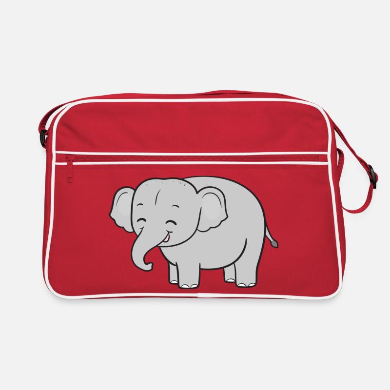 Elephant Elephants Retro Bag