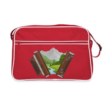 Styrian Accordion Gebirgsbach | Ziach ON! - Retro Bag - red/white - Front