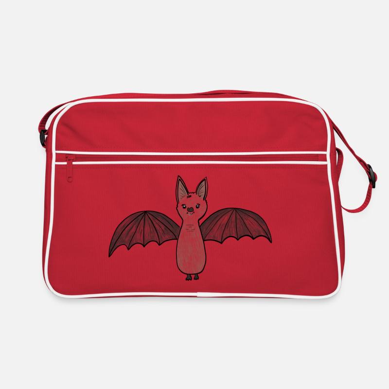 Bat Phantom Illustration Retro Bag