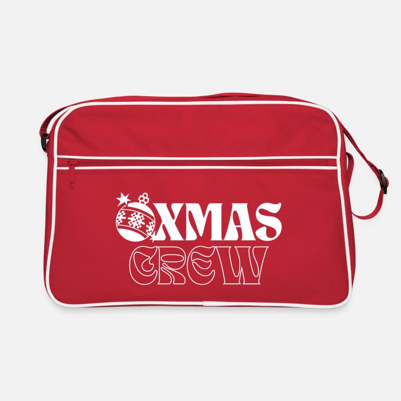 Illustration de gravité de Noël festif Sac Retro