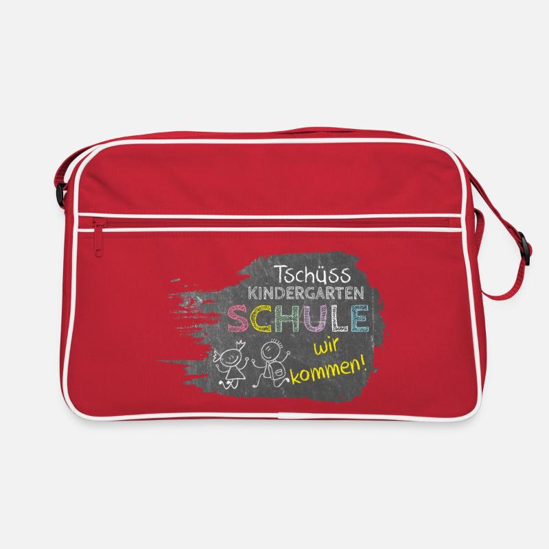 Bye bye kindergarten - school, here we come! Table Retro Bag