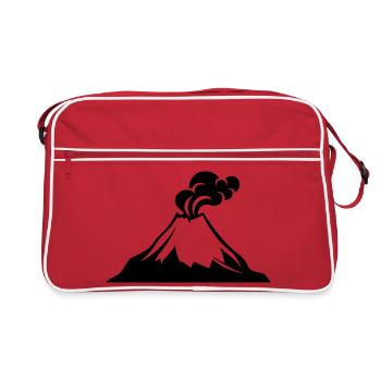 Volcan - Sac Retro - rouge/blanc - Devant