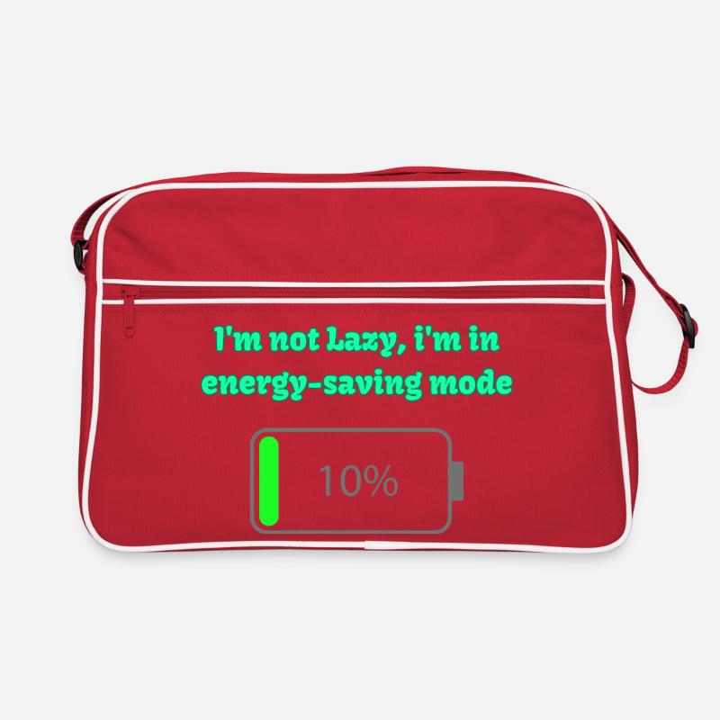 Energy saving mode: not lazy Retro Bag