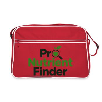 Pro Nutrient Finder Diététicien Expert Professionnel - Sac Retro - rouge/blanc - Devant