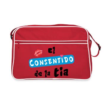 Auntie's pampered - Retro Bag - red/white - Front