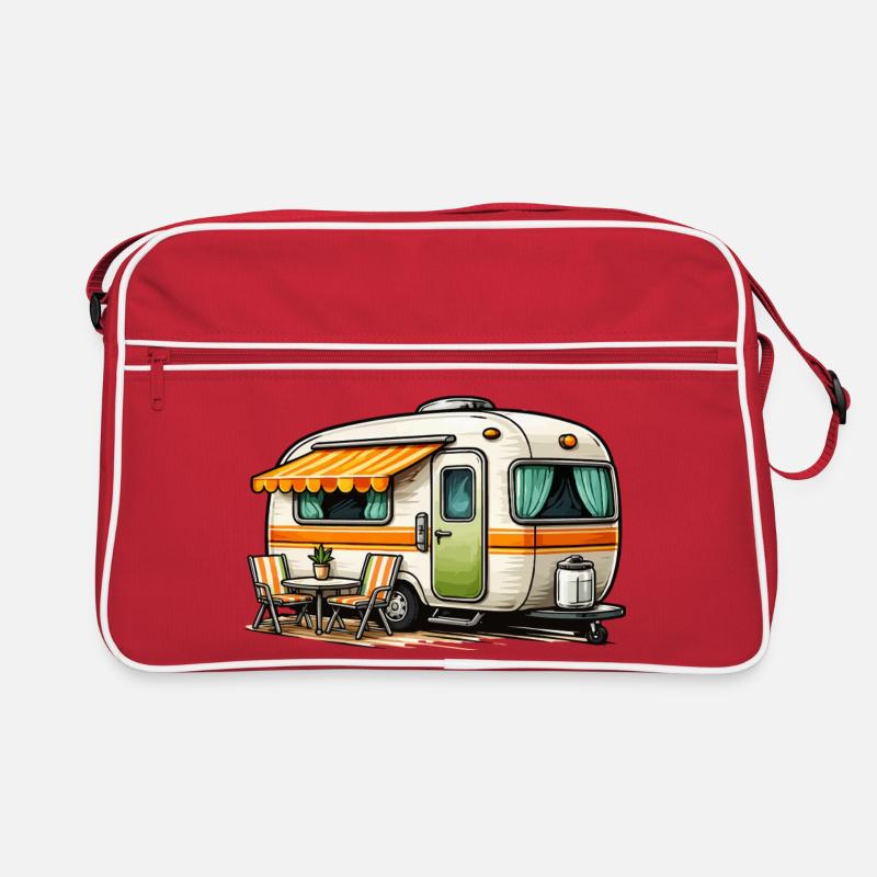 Retro caravan camping magic Retro Bag