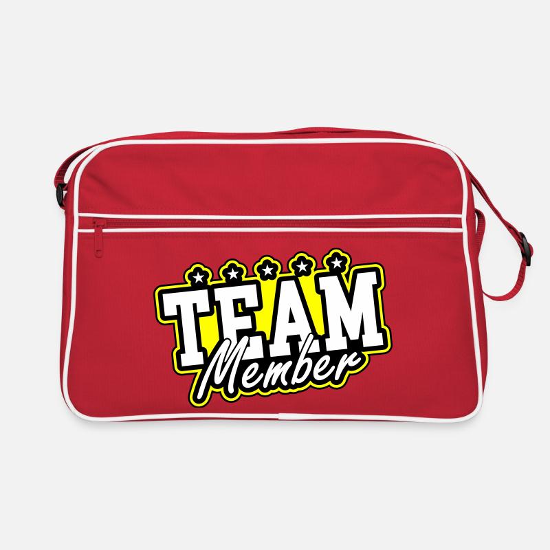Team Mitglied Retro Tasche