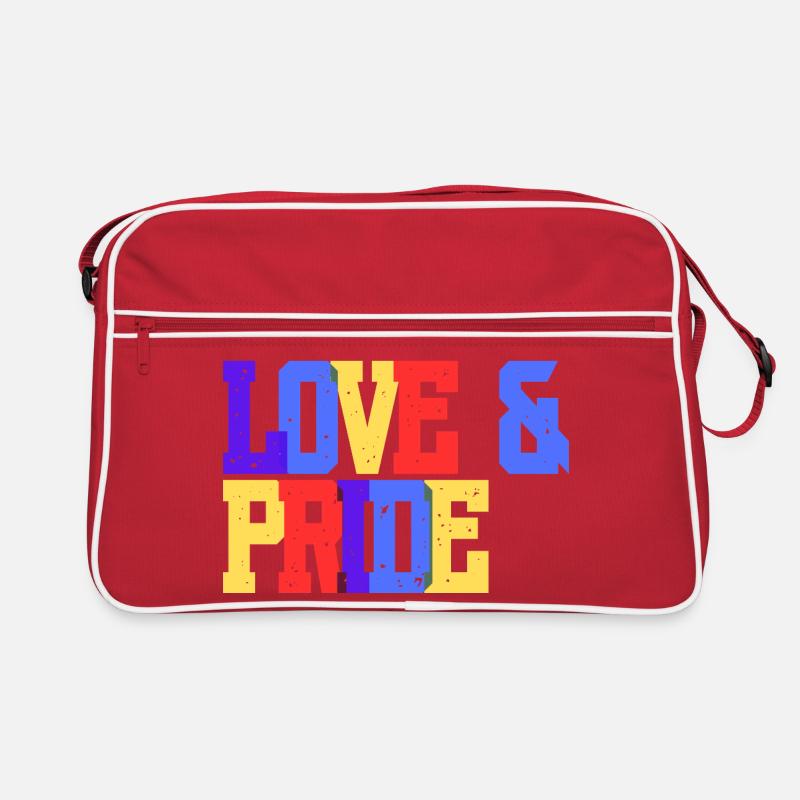 Love and Pride Rainbow Retro Bag